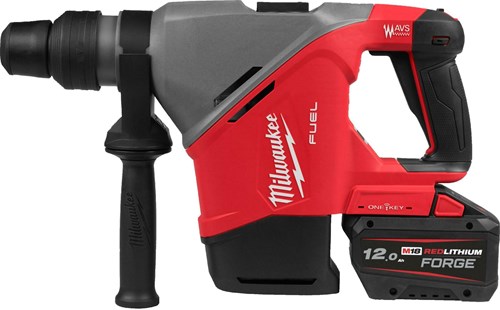 Milwaukee m18 fhaco540-122c accu combihamer | one-key | 40mm | sds-max | incl 2 x m18 fb12 accu's en m12-18fc lader | in transportkoffer - 4933493138