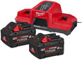 Milwaukee m18 forgenrg-802dbsc | forgenrg accu en lader kit 802 met 2x 8.0ah lader (2x 8.0ah accu + lader) - 4933498616