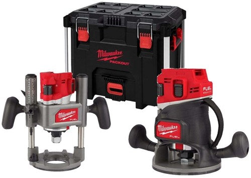 Milwaukee m18 fr12kit-0p | m18 fuel™ 12mm bovenfrees | excl. accu en lader | in packout xl - 4933493305