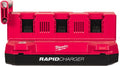 Milwaukee m18 mpc6 m18™ mobiele packout™ 6 bay snellader - 4932498551