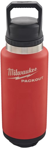 Milwaukee packout™ 1065 ml fles met deksel rood - 4932493467