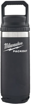 Milwaukee packout™ 532 ml fles met deksel zwart - 4932493992