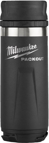 Milwaukee packout™ fles met drinkdop | 532 ml | zwart - 4932493474