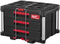 Milwaukee packout toolbox | met 3 lades - 4932472130