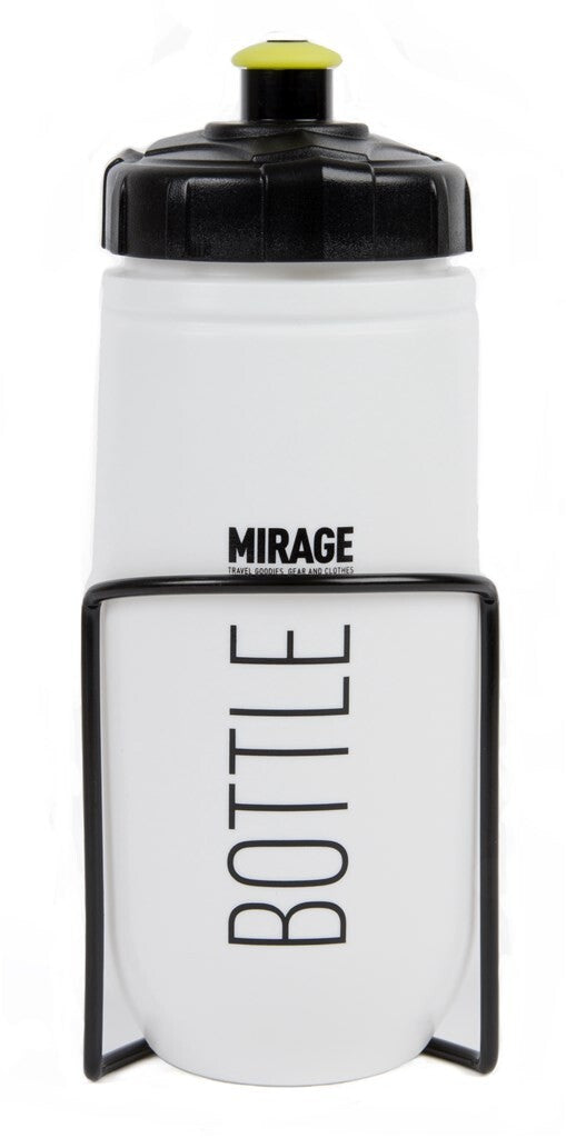 Mirage 600ml Star-White Flasche mit Aluminiumhalter