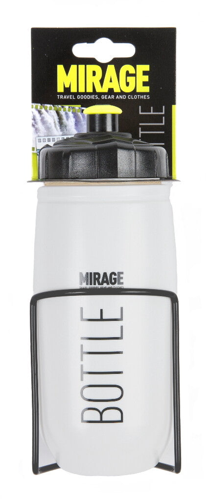 Mirage 600ml Star-White Flasche mit Aluminiumhalter
