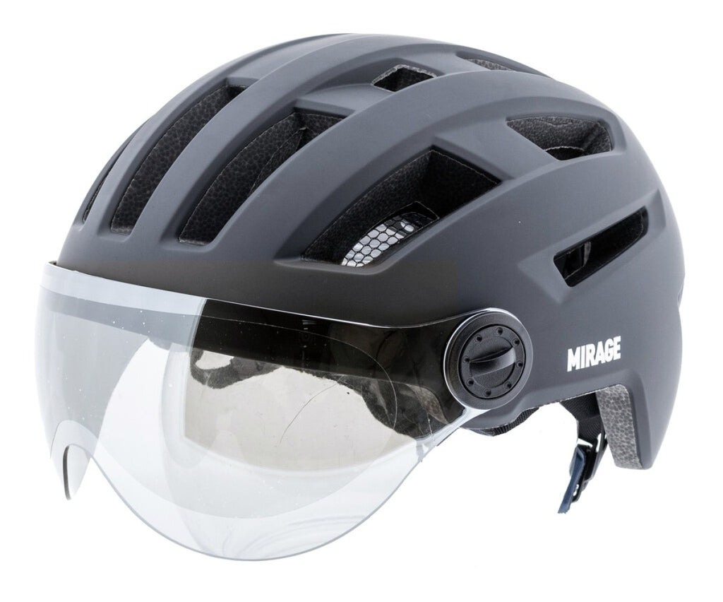 Mirage Urban-Helm Speed ​​Pedelec LED 58-61 cm matt schwarz