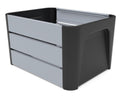 Basil Mirage Click 'n Crate, schwarz-grau, 24 l