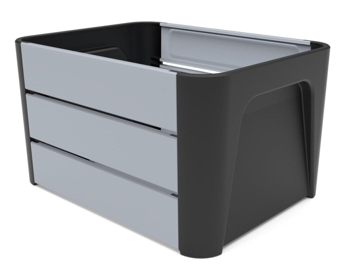 Basil Mirage Click 'n Crate, schwarz-grau, 24 l