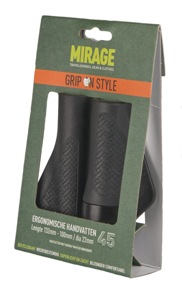 Mirage Lenkergriffset, Stil 100, 132 mm, schwarz