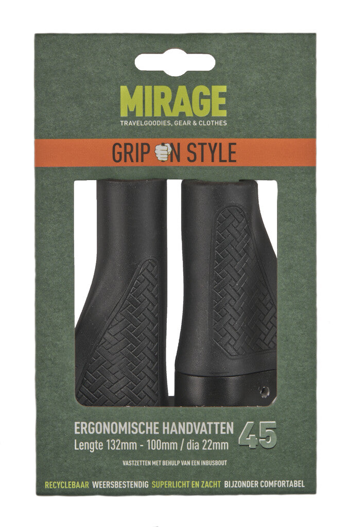 Mirage Lenkergriffset, Stil 100, 132 mm, schwarz