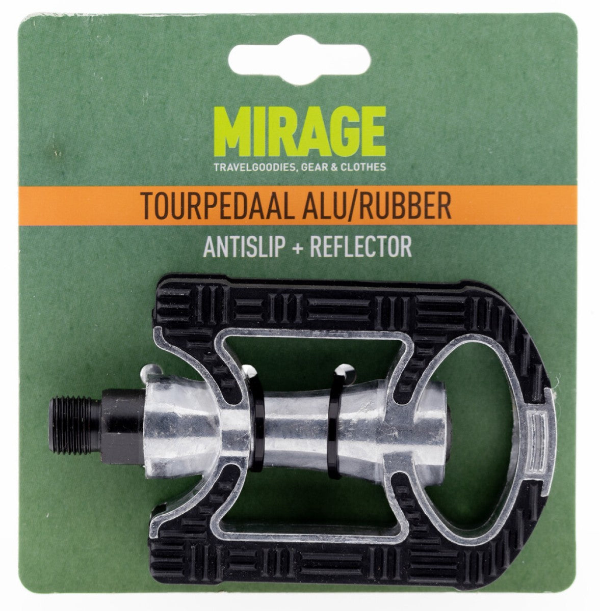 Mirage Pedale, rutschfest, Aluminium, silber
