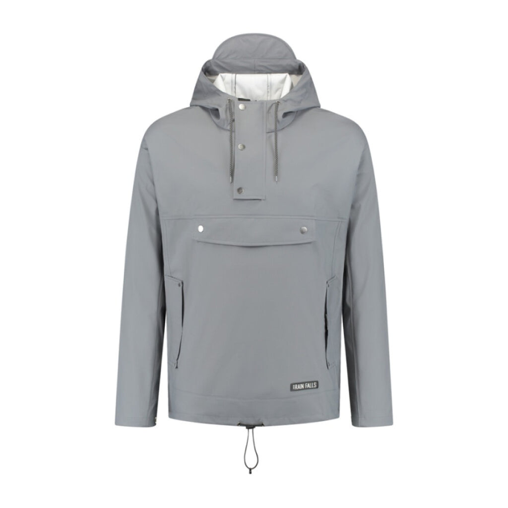 Mirage Regenmantel, geschlossene Regenjacke – Größe S – Material: Polyester Soft Touch – Earl Grey