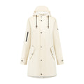 Mirage Regenmantel/Trenchcoat – Größe M – Material: Polyester Soft Touch – Cremeweiß