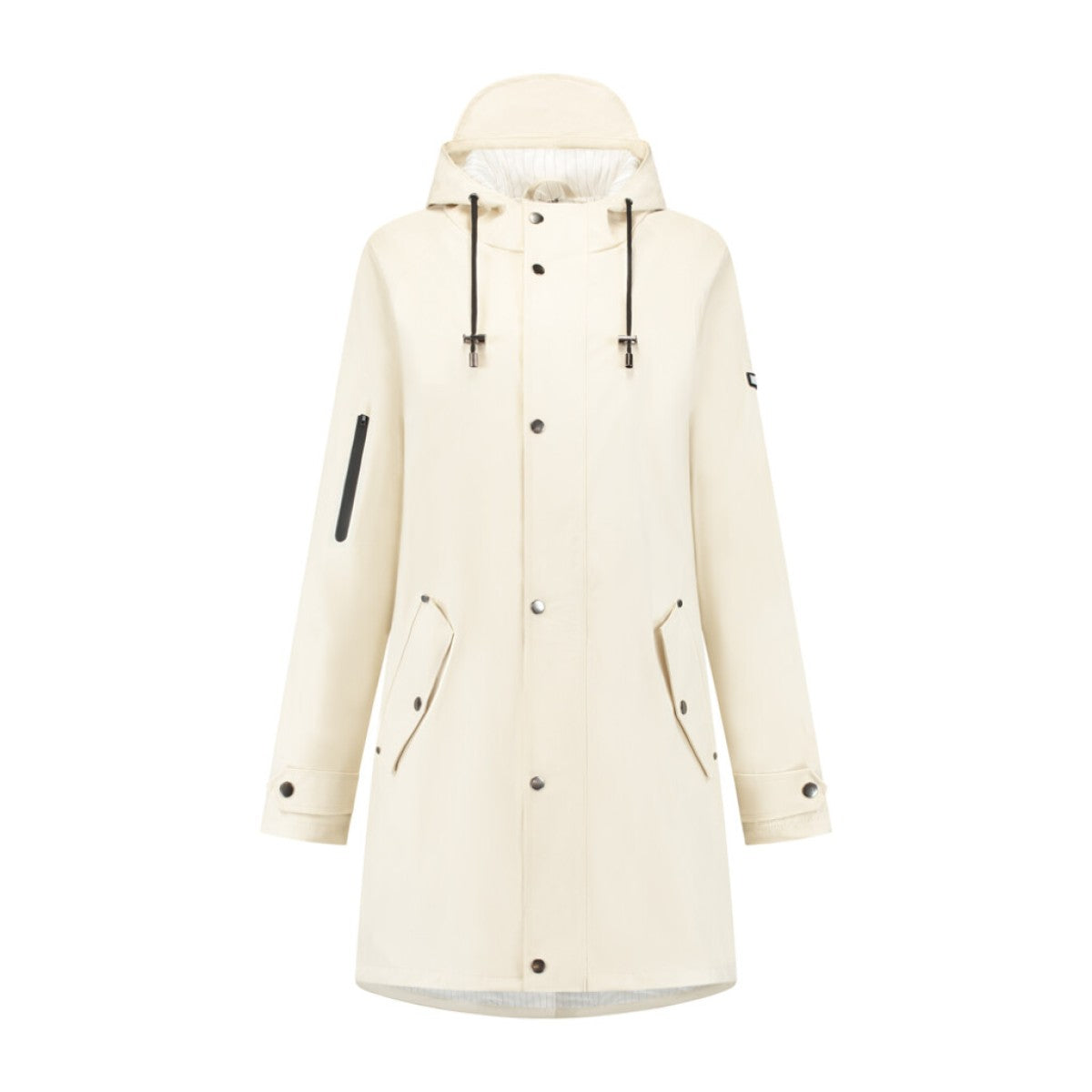 Mirage Regenmantel, Trenchcoat - Größe XL - Material: Polyester Soft Touch - Cremeweiß