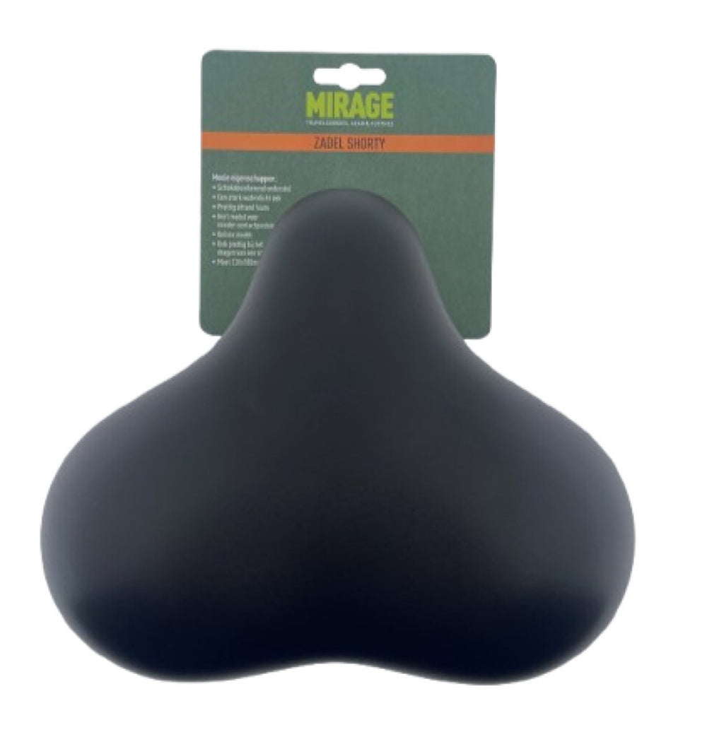 Buzaglo mirage zadel tour comfort met vering shorty, zwart