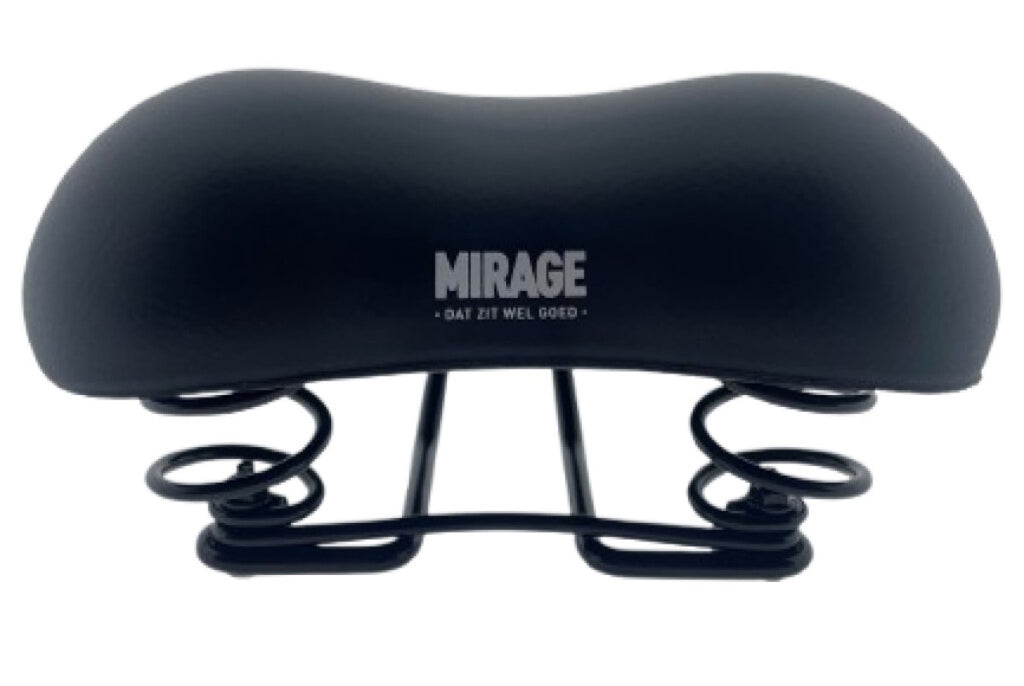 Buzaglo mirage zadel tour comfort met vering shorty, zwart