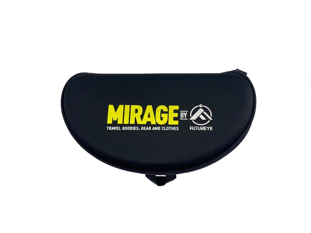 Mirage Hartschalen-Sonnenbrillenetui, schwarz