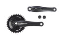 Buzaglo miranda crankstel 38t. beta 1 alu + disk 92 mm. zwart gazelle