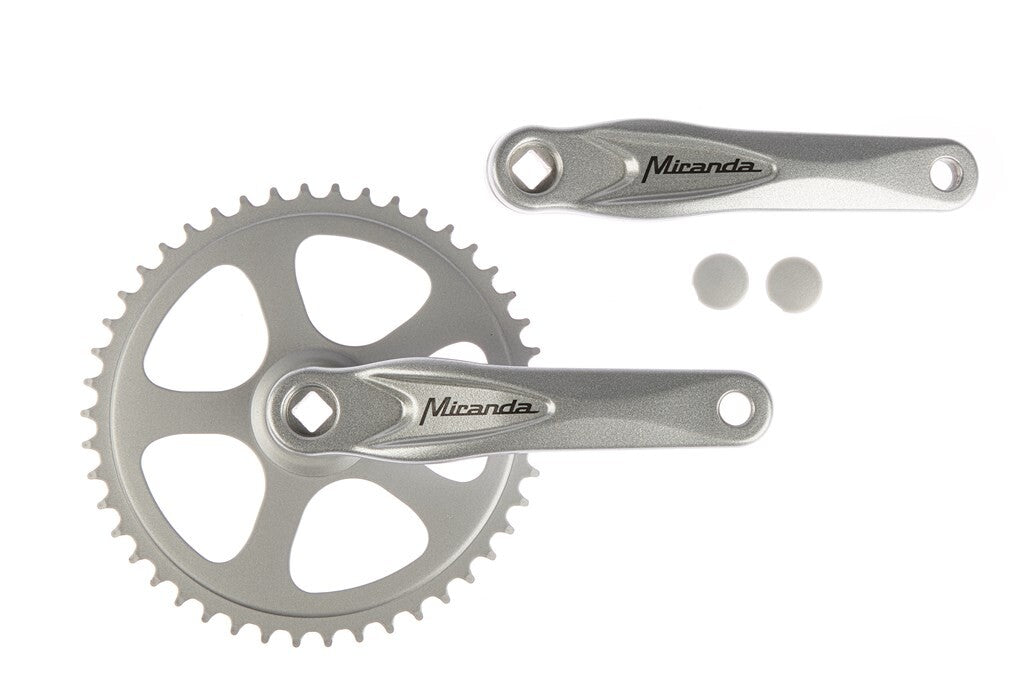 Miranda Alfa 1 Kurbelgarnitur 46t 3 32", Silber