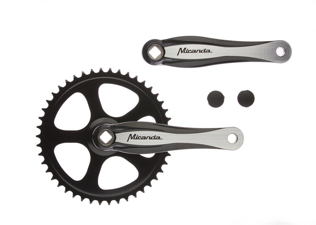 Miranda Beta 1+ Kurbelgarnitur 46 Zähne 3 32", schwarz