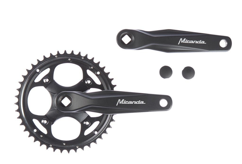 Miranda Gamma 1R Kurbelgarnitur 44 Zähne K-Line 51 mm Lochkreis 104 mm + Kettenblatt