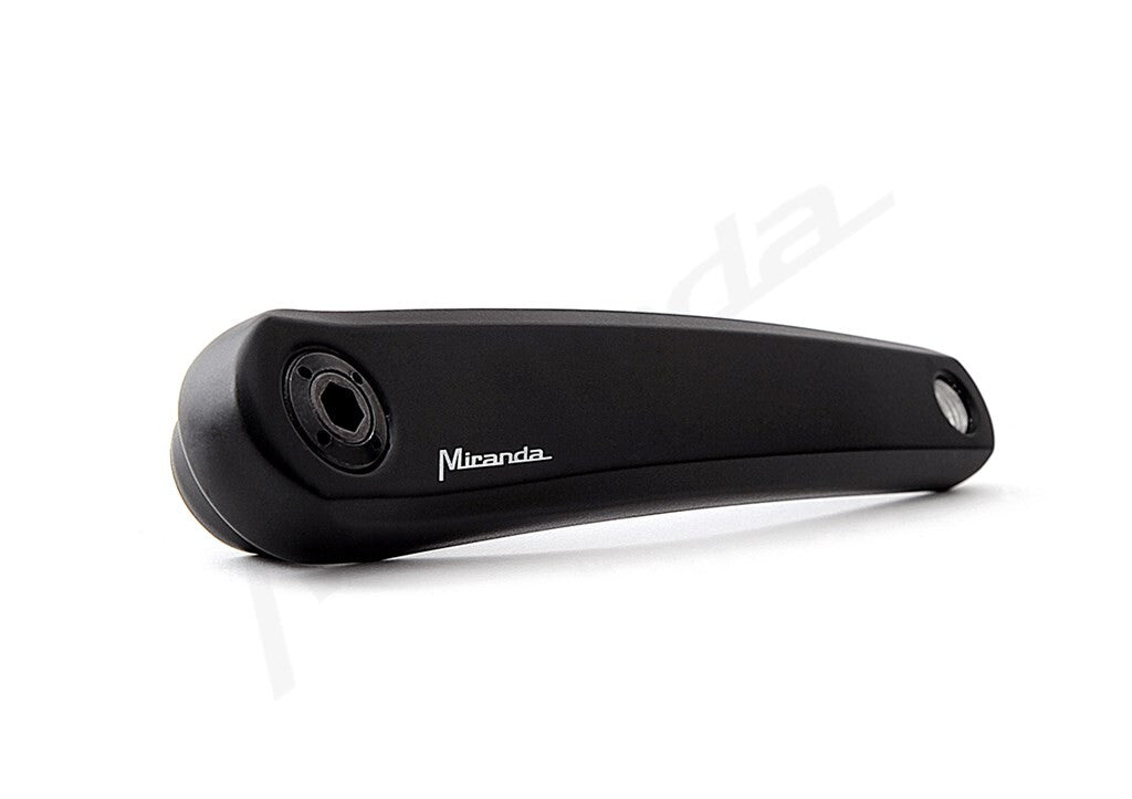 Kurbelgarnitur (links und rechts) Miranda Delta – mit Kurbelarm 170 mm – Bosch Gen3 BNI – schwarz