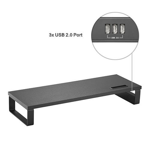 Monitorverhoger met usb