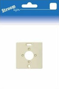 Enzo montageplaat enkel creme met gat creme - 6650730