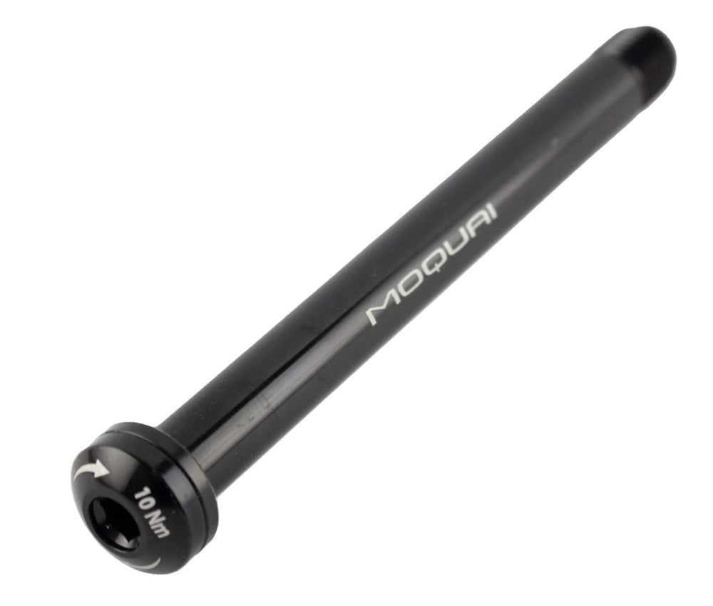 Moquai front wheel thru axle