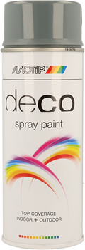 Motip deco lak | hoogglans | ral 7031 | 400ml - 01691