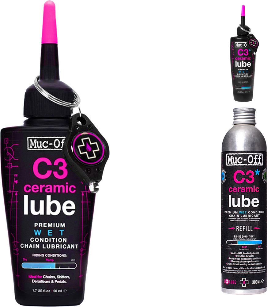 Muc-off c3 ceramic wet lube chain lubricant