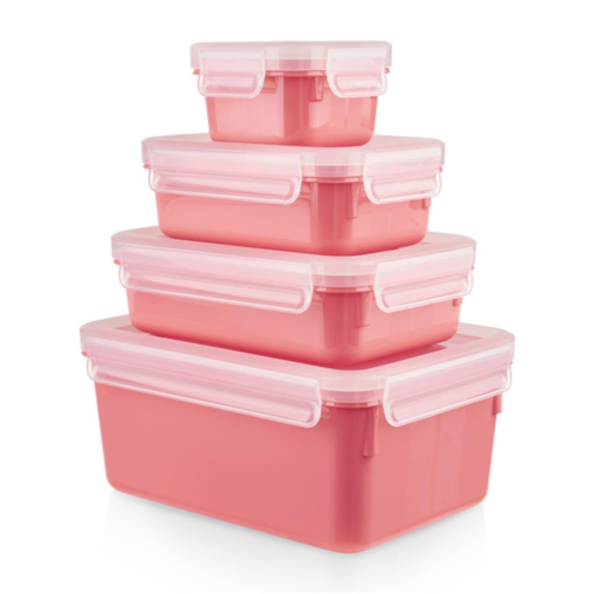 Tefal masterseal voorraaddozenset roze