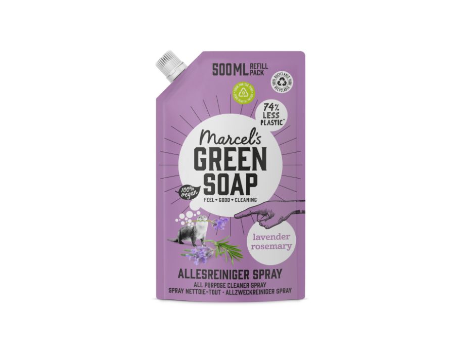Marcel's green soap refill - allesreiniger spray - lavendel rozemarijn - 500ml