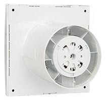 Enzo nedco badkamer - toilet ventilator s125t wit 125mm + timer - 8610055