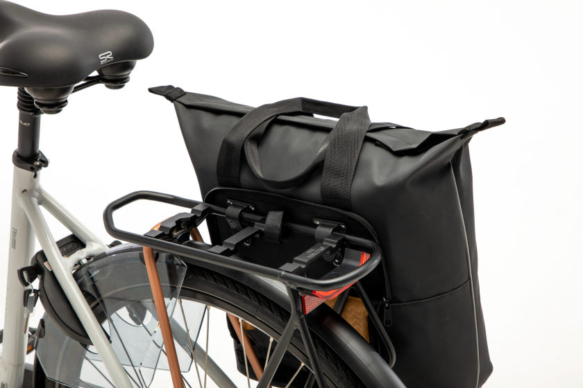 Neue Looxs Odense Kota Fahrradtasche, 24 Liter, 45 x 18 x 36 cm, schwarz