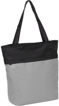Bike carbon waterafstotende shopper fietstas 21l grijs