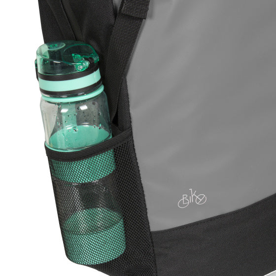 Bike carbon waterafstotende fietsschoudertas 24l grijs
