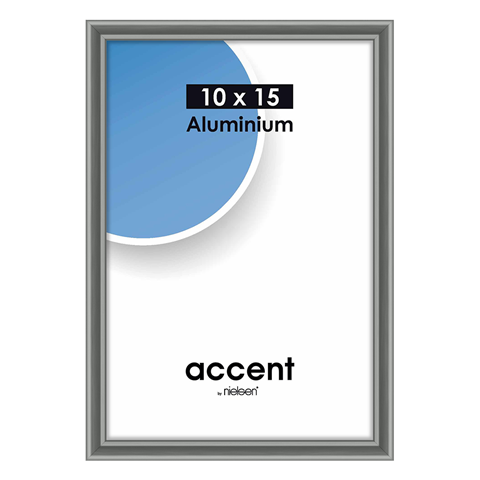 Nielsen Bilderrahmen 51225 Accent Stahlgrau 10x15 cm