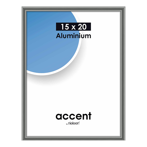 Nielsen design nielsen fotolijst 51325 accent staalgrijs 15x20 cm