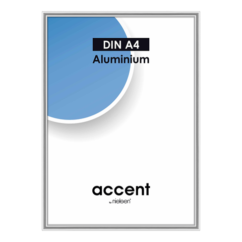 Nielsen design nielsen fotolijst 52123 accent glanzend zilver 21x29,7 cm