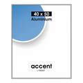 Nielsen design nielsen fotolijst 52524 accent mat zilver 40x50 cm