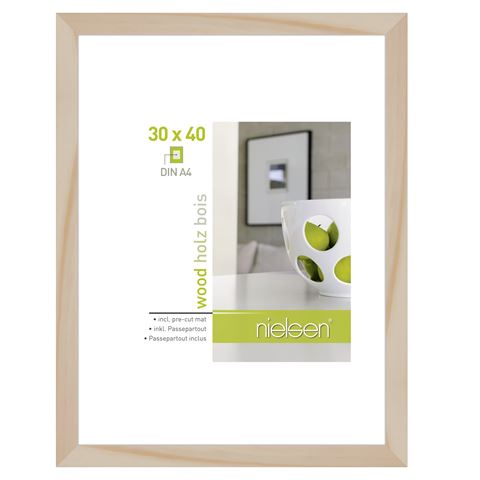 Nielsen design nielsen fotolijst 8988018 apollon naturel 30x40 21x29,7 cm