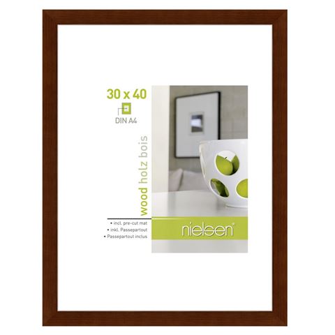 Nielsen design nielsen fotolijst 8988019 apollon wenge 30x40 21x29,7 cm