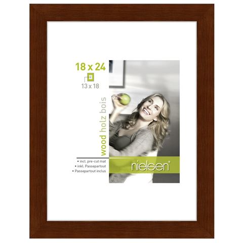 Nielsen design nielsen fotolijst 8988044 apollon wenge 18x24 13x18 cm