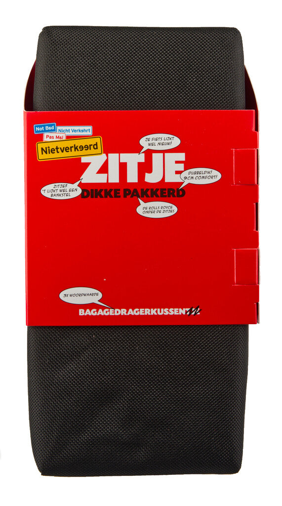 NotWrong Sitzkissen für Gepäckträger, extra dick (8 cm)