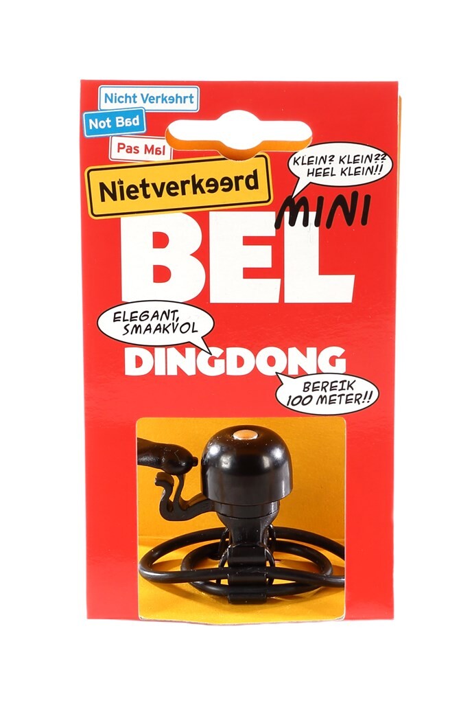NietVerweerd Mini-Glöckchen mit Gummizug, schwarz