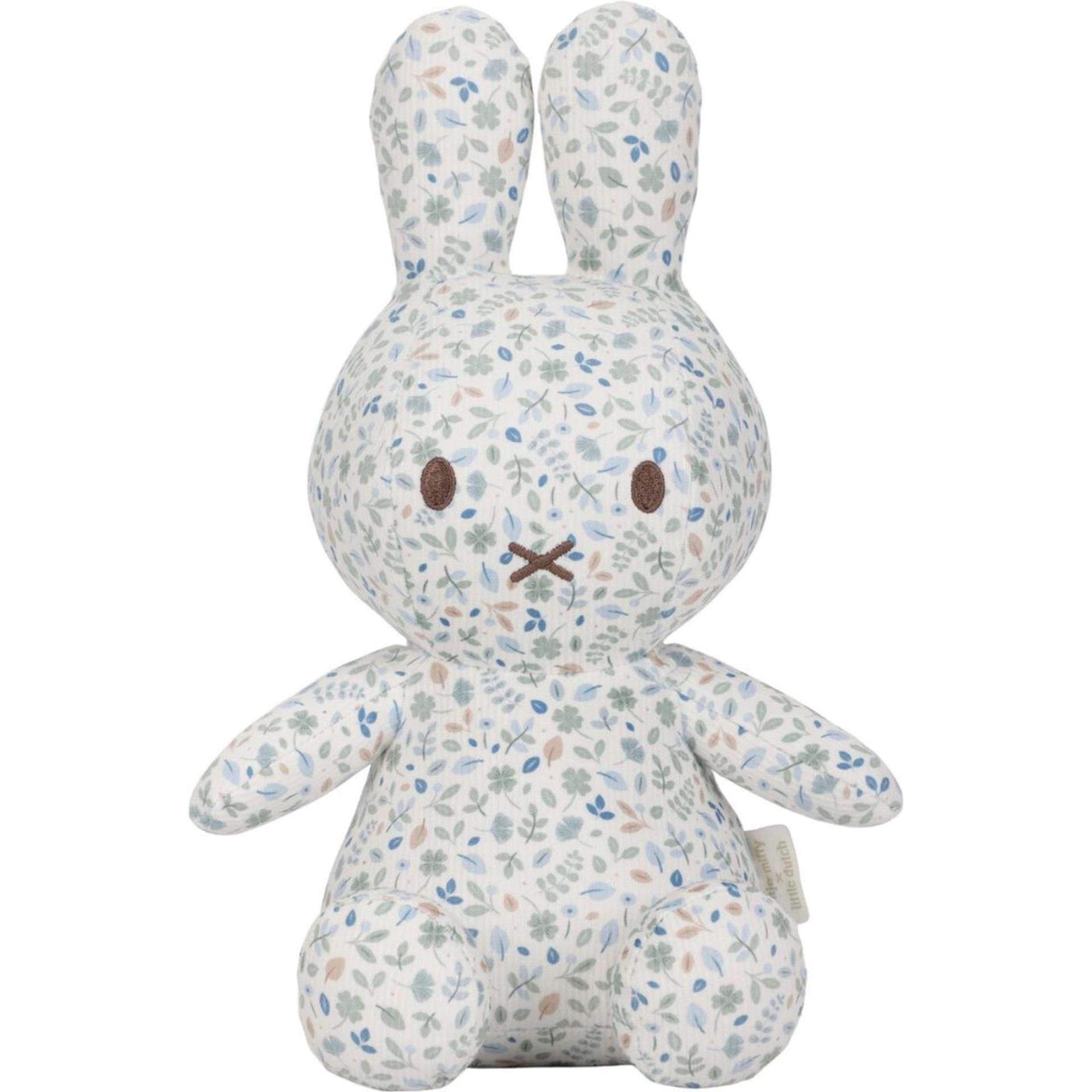 Little dutch nijntje x lucky all-over knuffel - 30 cm - leaves