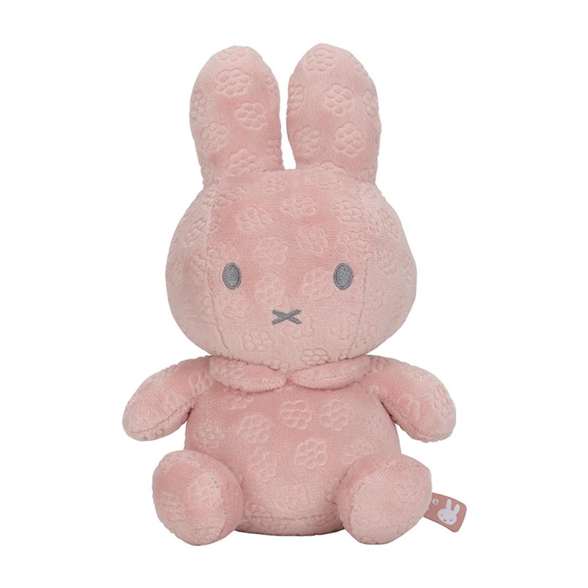 Tiamo nijntje knuffel - 20cm - pink flower