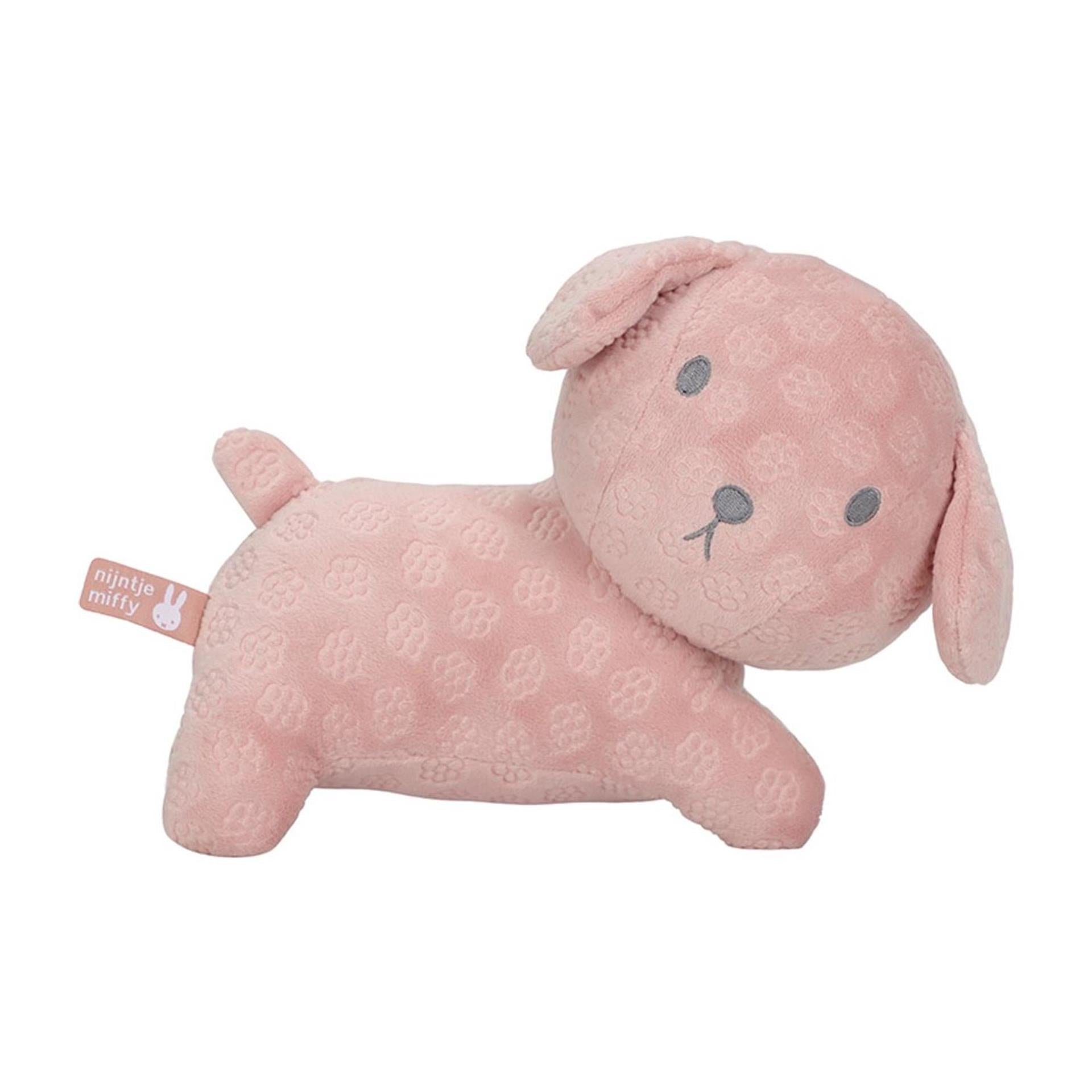 Little dutch snuffie 25cm pink flower